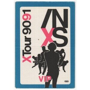 Vintage 1990 1991 INXS Backstage Pass VIP